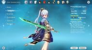 Kamisato Ayaka with Primordial Jade Cutter in Genshin Impact (Image via Sergio Hardiansyah, YouTube)